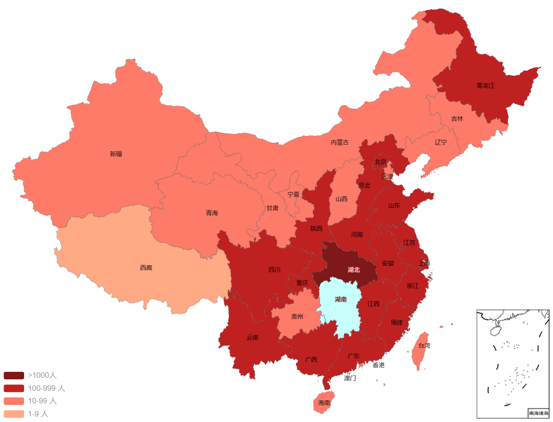 實(shí)時(shí)更新：新型冠狀病毒肺炎疫情地圖